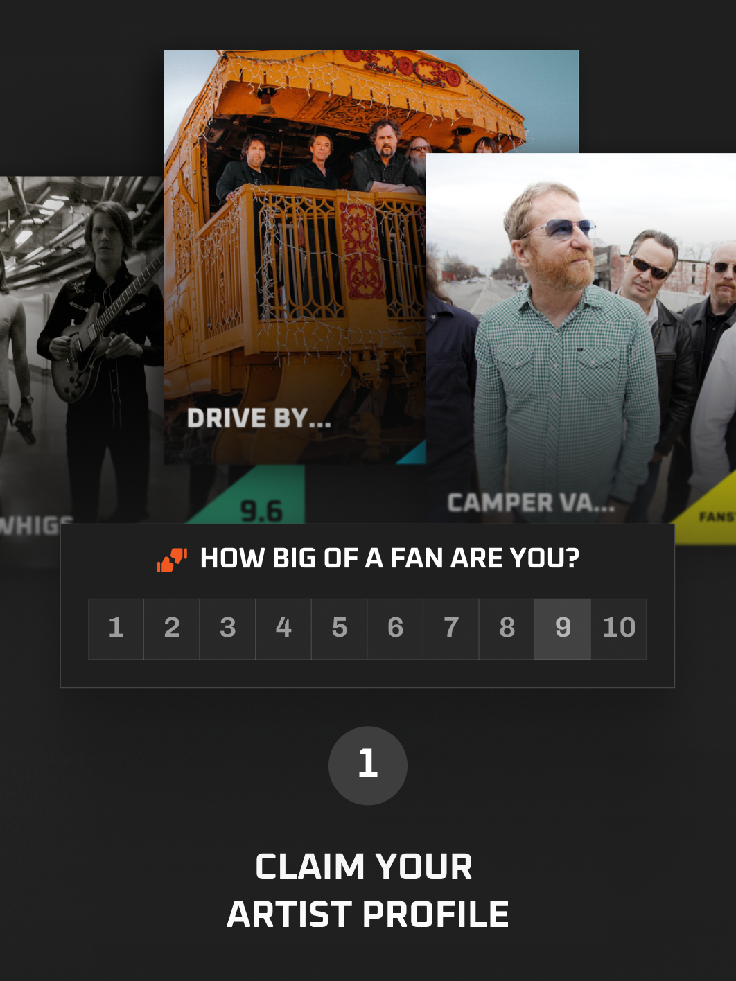 Claim your artist profile